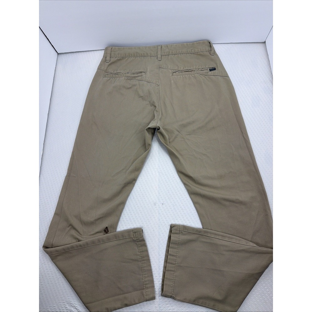 Volcom Mens Frickin Modern Stretch Chino Pants 31X31 Beige Tan Streetwear Skate